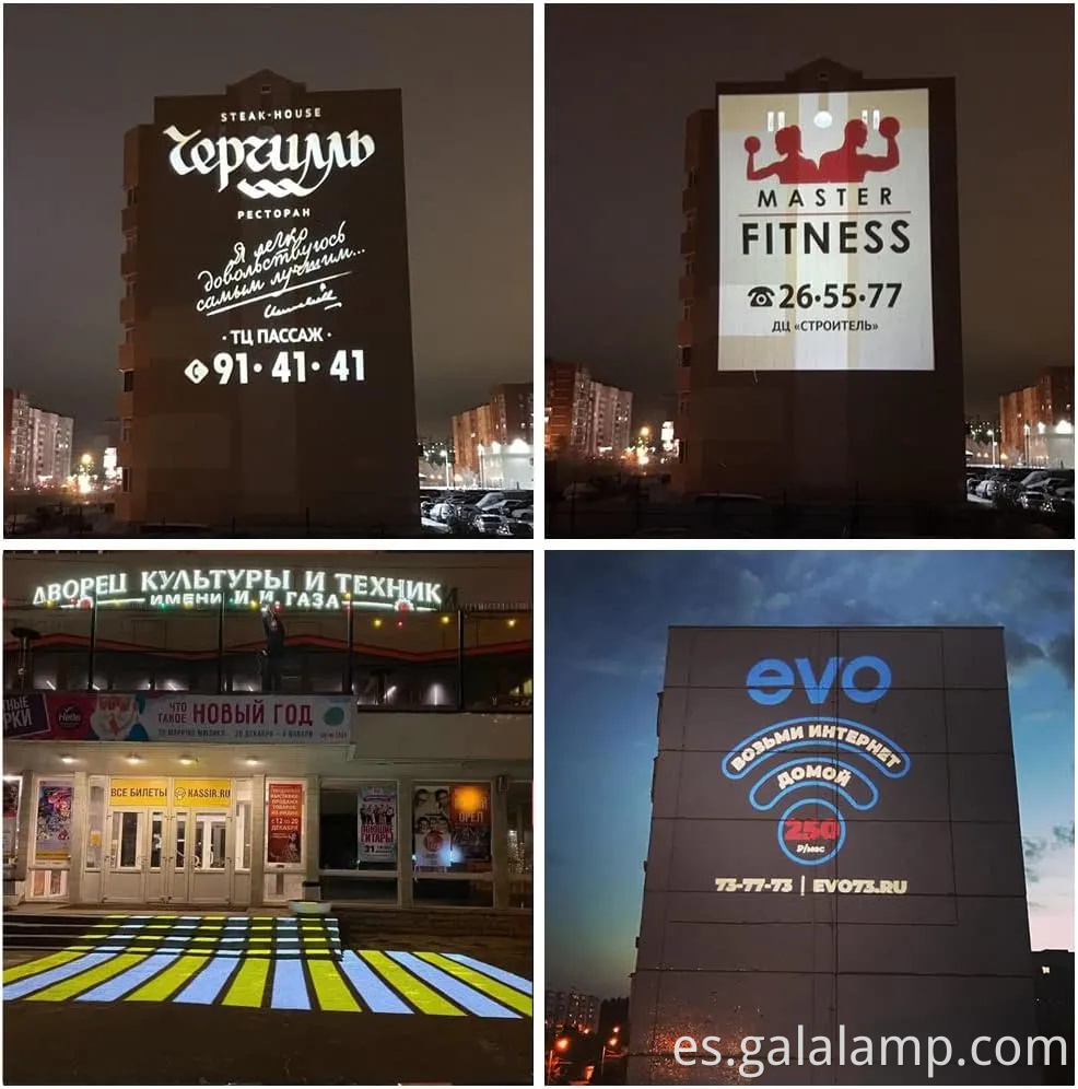 150W LED LED al aire libre Luz para logotipo y publicidad